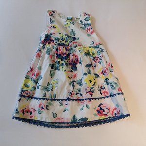 Mini Boden floral garden dress 18-24months